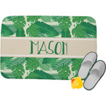 Tropical Leaves #2 Memory Foam Bath Mat - 24"x17" w/ Name or Text