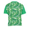 Tropical Leaves 2 Men's Crew Neck T Shirt Medium - Back