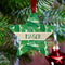 Tropical Leaves #2 Metal Star Ornament - Lifestyle