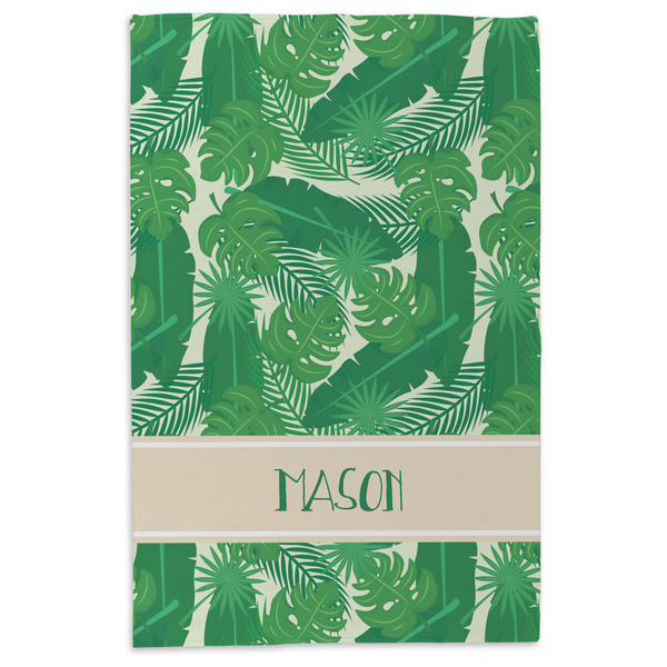 Tropical Leaves #2 Microfiber Dish Towel - APPROVAL