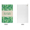 Tropical Leaves #2 Microfiber Golf Towels - APPROVAL