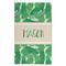 Tropical Leaves #2 Microfiber Golf Towel (Personalized)