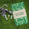 Tropical Leaves #2 Microfiber Golf Towels - LIFESTYLE