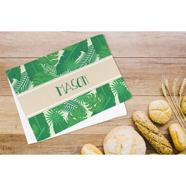 Tropical Leaves #2 Microfiber Kitchen Towel - LIFESTYLE