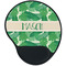 Tropical Leaves 2 Mouse Pad with Wrist Support - Main