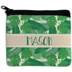 Tropical Leaves #2 Rectangular Coin Purse w/ Name or Text