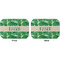 Tropical Leaves 2 Octagon Placemat - Double Print Front and Back
