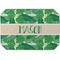 Tropical Leaves 2 Octagon Placemat - Single front