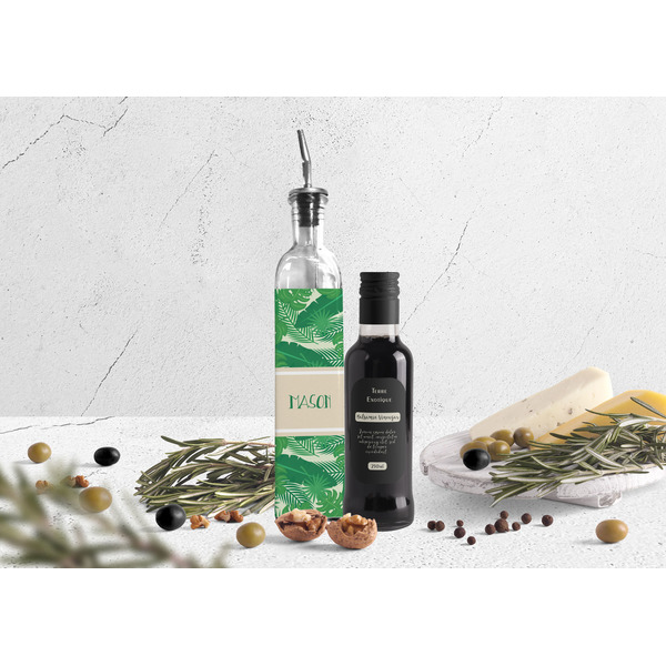 Tropical Leaves 2 Oil Dispenser Bottle - Lifestyle Photo