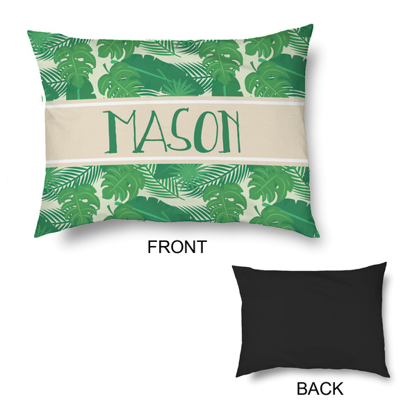 Tropical Leaves #2 Outdoor Dog Beds - Medium - APPROVAL