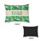 Tropical Leaves #2 Outdoor Dog Beds - Small - APPROVAL