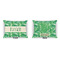 Tropical Leaves 2 Outdoor Rectangular Throw Pillow (Front and Back)