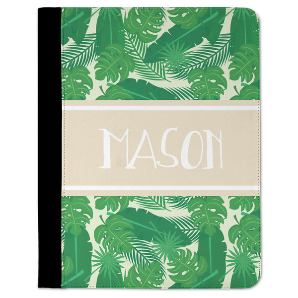 Custom Tropical Leaves #2 Padfolio Clipboard (Personalized)