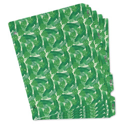 Tropical Leaves #2 Binder Tab Divider - Set of 5 (Personalized)
