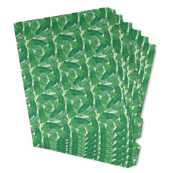 Tropical Leaves #2 Binder Tab Divider - Set of 6 (Personalized)