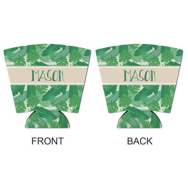 Tropical Leaves #2 Party Cup Sleeves - with bottom - APPROVAL