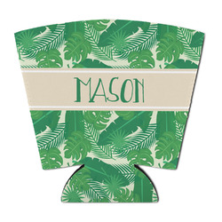 Tropical Leaves #2 Party Cup Sleeve - with Bottom (Personalized)