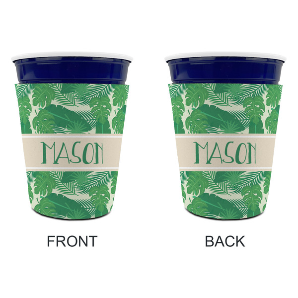 Tropical Leaves #2 Party Cup Sleeves - without bottom - Approval