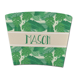 Tropical Leaves #2 Party Cup Sleeve - without bottom (Personalized)