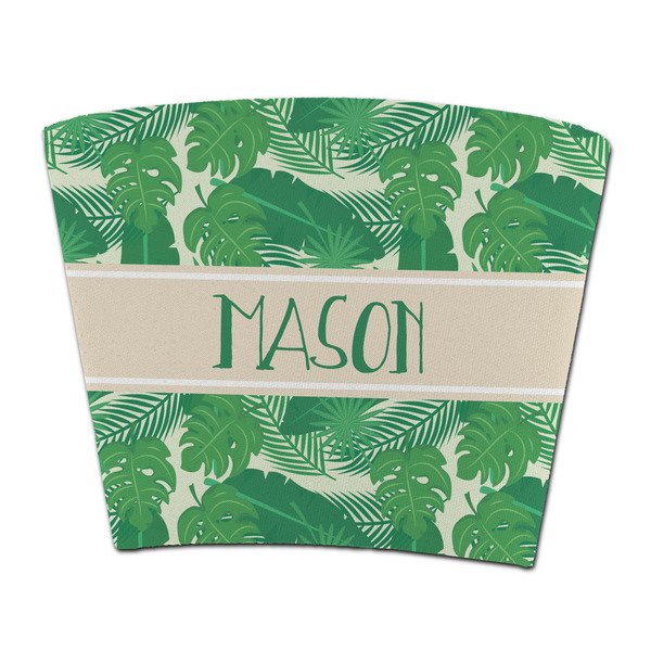 Custom Tropical Leaves #2 Party Cup Sleeve - without bottom (Personalized)