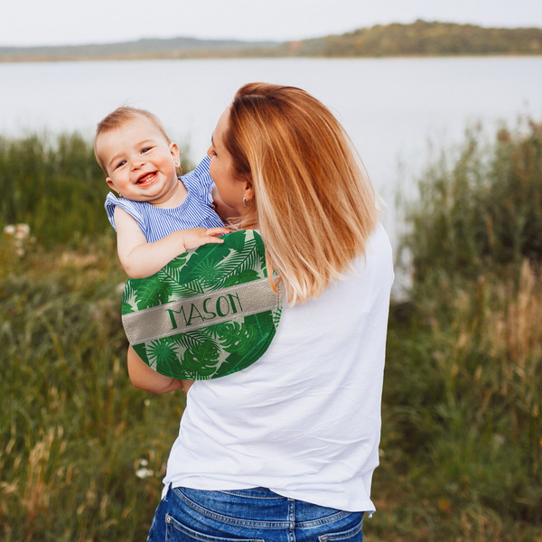 Tropical Leaves 2 Peanut Shaped Burp - Lifestyle