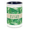 Tropical Leaves #2 Ceramic Pencil Holders - Blue