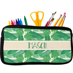 Tropical Leaves #2 Neoprene Pencil Case (Personalized)