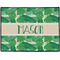 Tropical Leaves 2 Personalized Door Mat - 24x18 (APPROVAL)