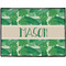 Tropical Leaves #2 Door Mat (Personalized)