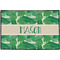 Tropical Leaves 2 Personalized Door Mat - 36x24 (APPROVAL)