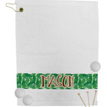 Tropical Leaves #2 Golf Bag Towel (Personalized)