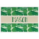 Tropical Leaves #2 Laminated Placemat w/ Name or Text