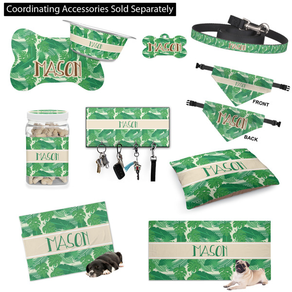 Tropical Leaves 2 Customized Pet Accessories