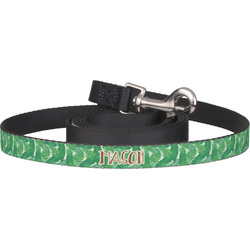Tropical Leaves #2 Dog Leash (Personalized)