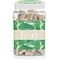 Tropical Leaves #2 Dog Treat Jar w/ Name or Text