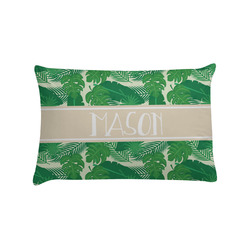 Tropical Leaves #2 Pillow Case - Standard w/ Name or Text