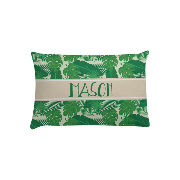 Custom Tropical Leaves #2 Pillow Case - Toddler w/ Name or Text