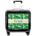 Tropical Leaves #2 Pilot / Flight Suitcase w/ Name or Text