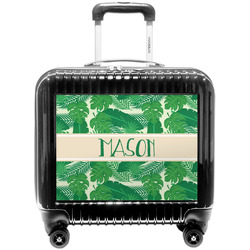Tropical Leaves #2 Pilot / Flight Suitcase w/ Name or Text