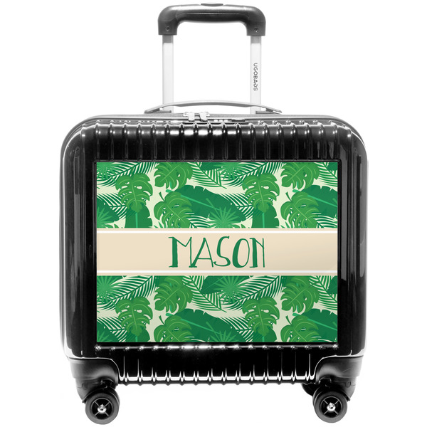 Custom Tropical Leaves #2 Pilot / Flight Suitcase w/ Name or Text