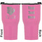 Tropical Leaves 2 Pink RTIC Tumbler (Front & Back)
