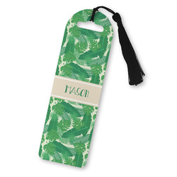 Tropical Leaves #2 Plastic Bookmark (Personalized)
