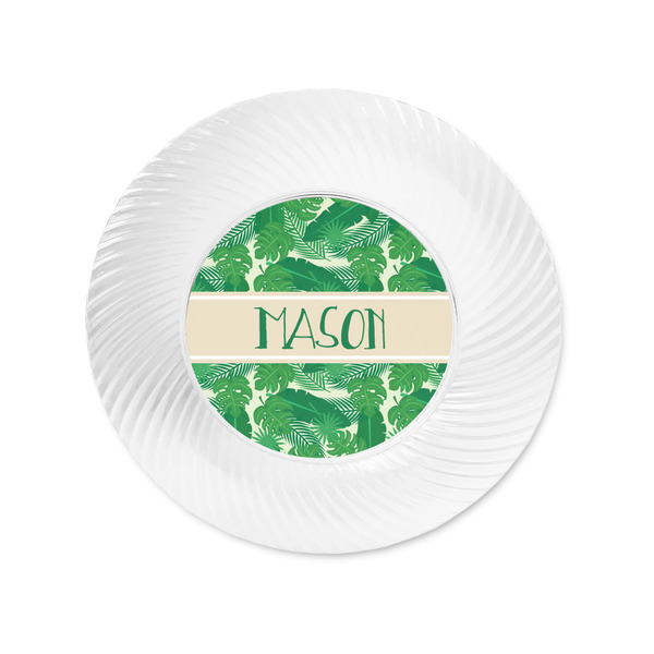 Tropical Leaves #2 Plastic Party Appetizer & Dessert Plates - Approval