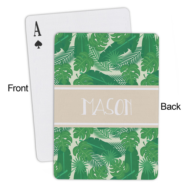 Tropical Leaves #2 Playing Cards - Approval