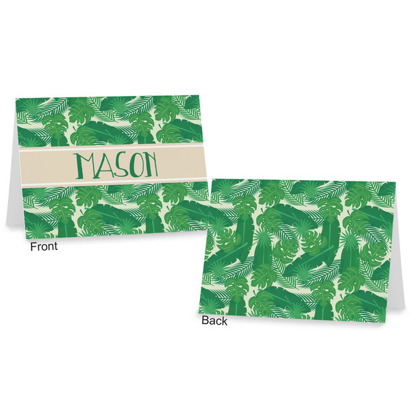 Tropical Leaves 2 Postcard - Front and Back