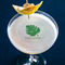 Tropical Leaves #2 Printed Drink Topper - Medium - In Context