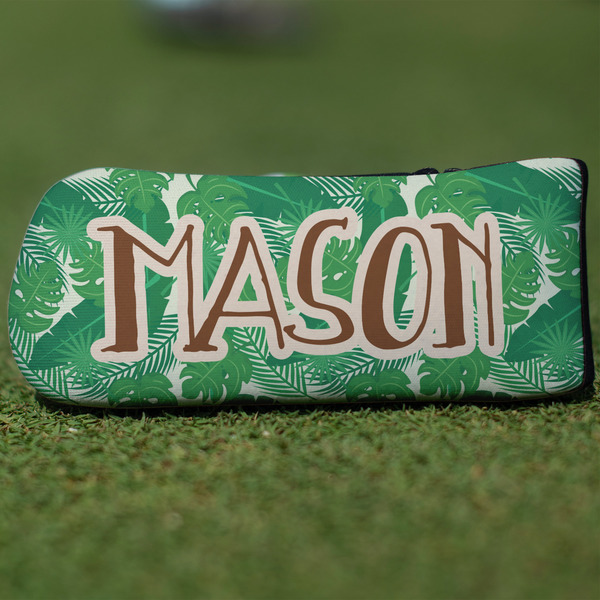 Custom Tropical Leaves #2 Blade Putter Cover (Personalized)