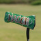 Tropical Leaves #2 Putter Cover - On Putter