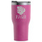Tropical Leaves #2 RTIC Tumbler - Magenta - Front