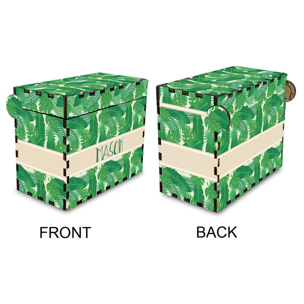 Tropical Leaves #2 Recipe Box - Full Color - Approval